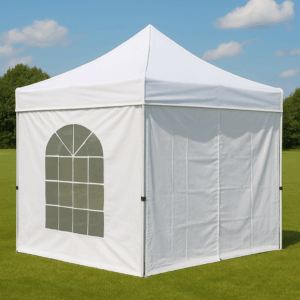 4x4 m Faltpavillon, weiß