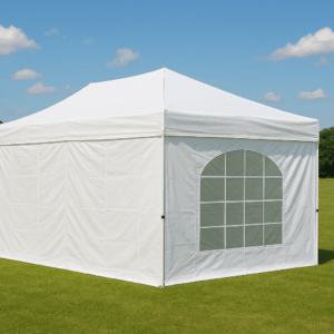 4x6 m Faltpavillon, weiß